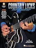 Country Licks For Guitar Tab Bookcd
