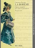 La Boheme Vocal Score Ricordi Opera Vocal Score
