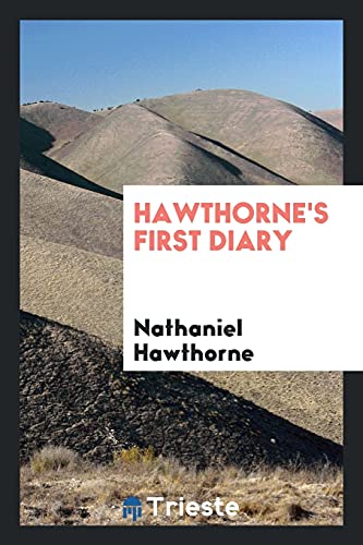 Hawthorne's First Diary cover