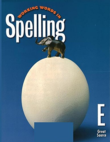 Cover of Working Words In Spelling
