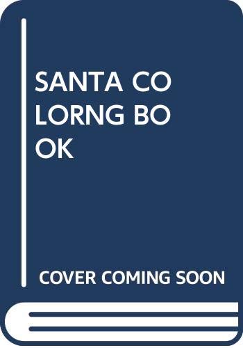 Cover of SANTA COLORNG BOOK