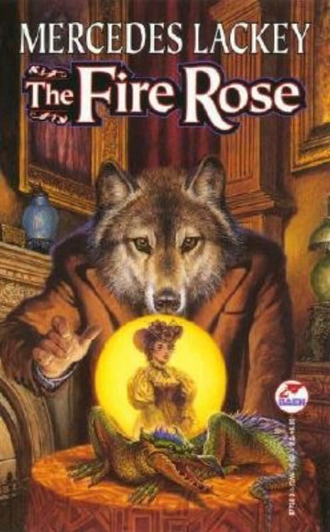The Fire Rose book cover