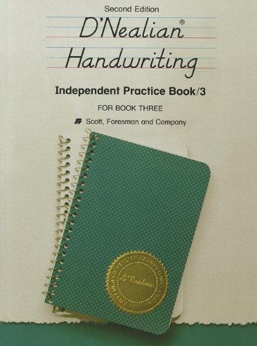 Cover of D'Nealian Handwriting, Independent Practice/Grade 3