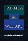 Fairness Versus Welfare