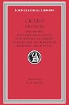 Orations: Pro Archia, Post Reditum in Sentu, Post Reditum Ad Quirit (Loeb Classical Library, No. 158)