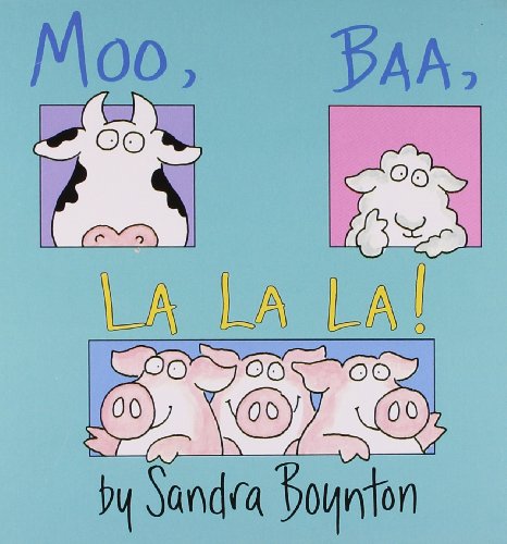 Moo, Baa, La La La! book cover