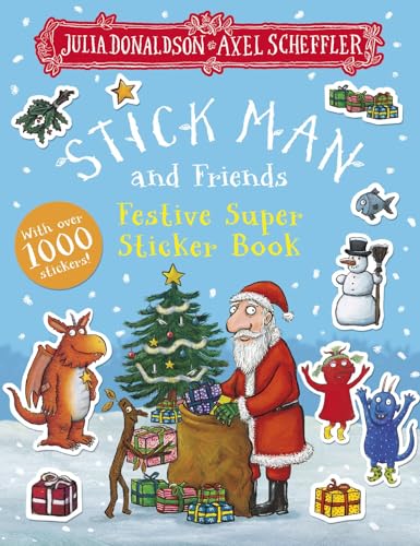 Cover of Stick Man and Friends Festive Super Sticker Book
