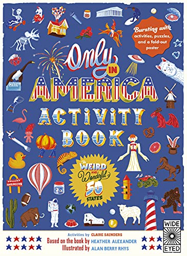 Only in America Activity Book (By: Claire Saunders) cover