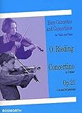 Concertino In A Minor For Violin And Piano Op 21 Easy Concertos And Concertinos For Violin And Piano