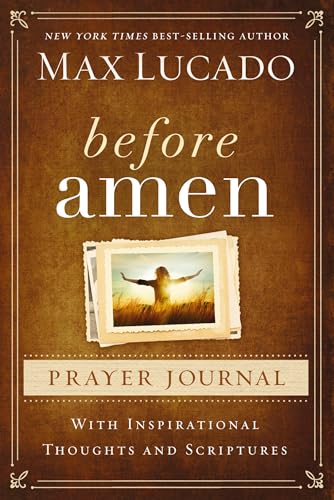 Before Amen Prayer Journal book cover