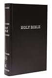 KJV Large Print Church Bible, Black Hardcover, Comfort Print (Pew & Worship)