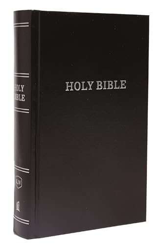 KJV, Pew Bible, Large Print, Hardcover, Black, Red Letter, Comfort Print: Holy Bible, King James Version