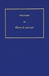 Complete Works of Voltaire 72: Oeuvres de 1770-1771