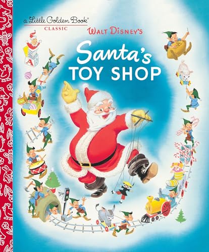 Walt Disney's Santa's Toy Shop book cover