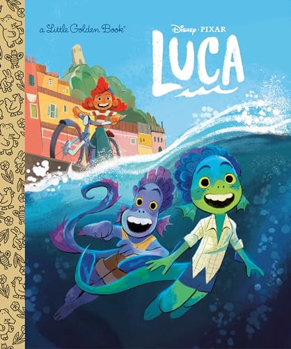 Disney/Pixar Luca Little Golden Book book cover