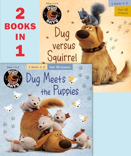 Cover of Dug Meets the Puppies/Dug Versus Squirrel (Disney/Pixar Dug Days)
