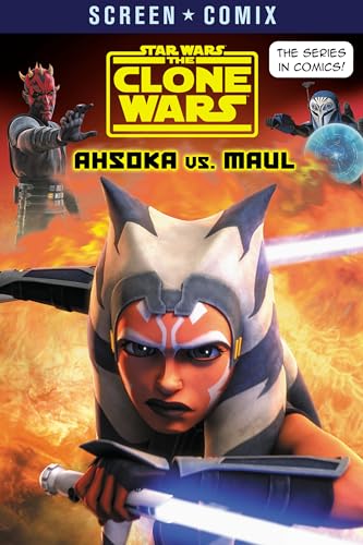 Star Wars, the clone wars. Ahsoka vs. Maul / Star Wars