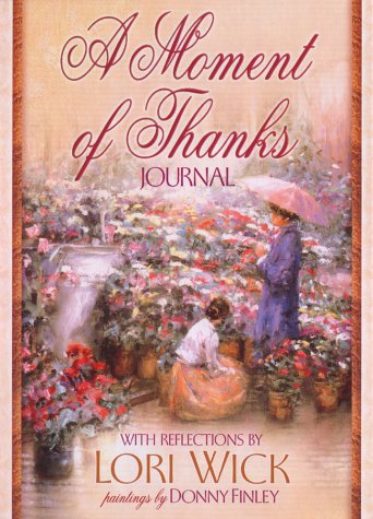 A Moment of Thanks Journal book cover