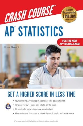 AP Statistics Crash Course, Book + Online cover