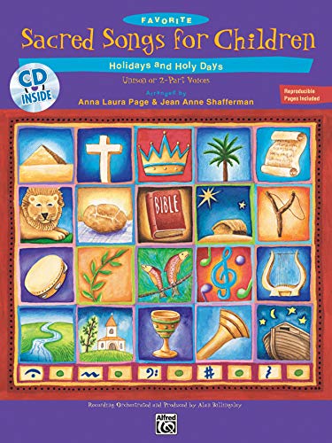 Cover of Favorite Sacred Songs for Children...Holidays & Holy Days
