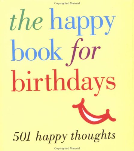 Cover of The Happy Book for Birthdays
