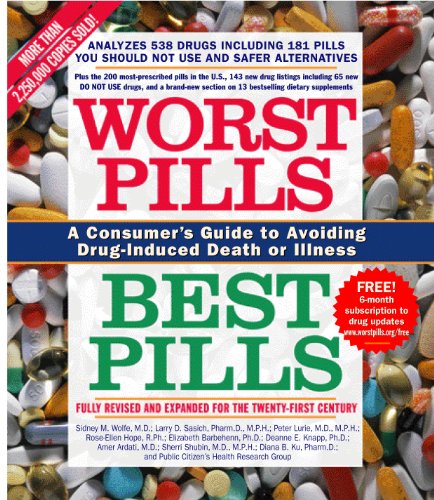 Worst Pills, Best Pills: A Consumer's Guide to Avoiding Drug-Induced Death or Illness: Wolfe, Sid M.