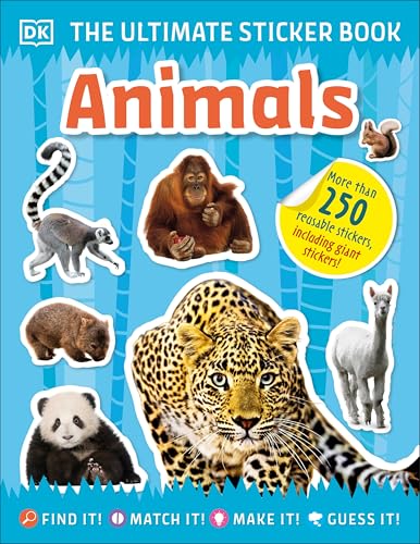 Cover of Ultimate Sticker Book Animals