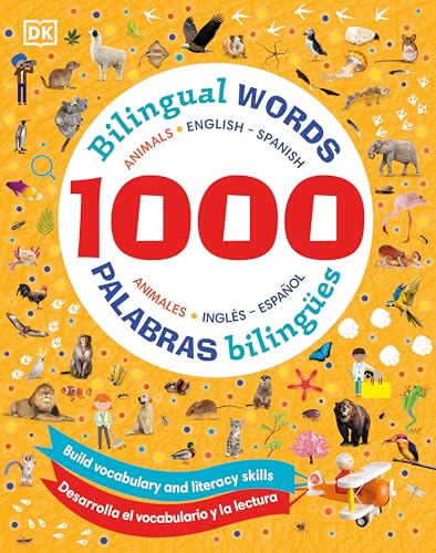Cover of 1000 Bilingual Animal Words English-Spanish