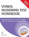 The verbal reasoning test workbook unbeatable practice for verbal ability, English usage and interpretation and judgement tests