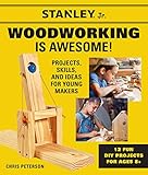 Stanley Jr Woodworking Is Awesome Projects Skills And Ideas For Young Makers 12 Fun Diy Projects For Ages 8