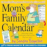 Moms Family 17month 20172018 Calendar