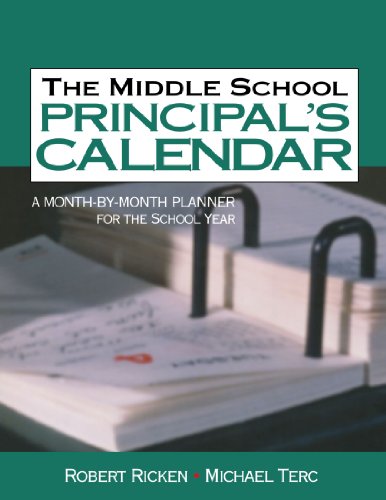Cover of The middle school principal's calendar