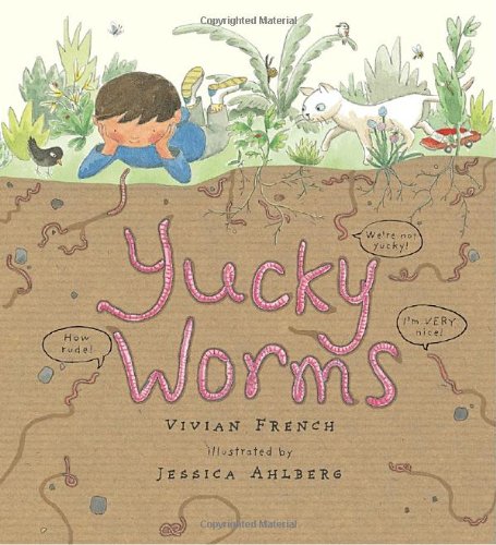 Yucky Worms book cover