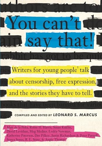 You Can't Say That book cover