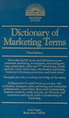 Dictionary of Marketing Terms (Barron's Business Guides)