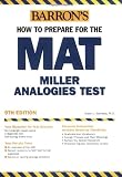 Barrons How To Prepare For The Mat Miller Analogies Test 9th Edition