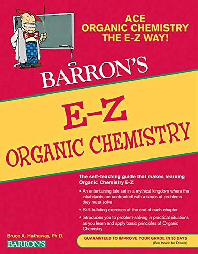 Portada de E-Z Organic Chemistry (Barron's E-Z Series)
