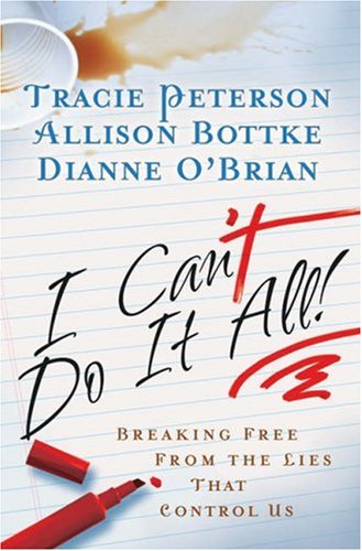 I Can't Do It All book cover