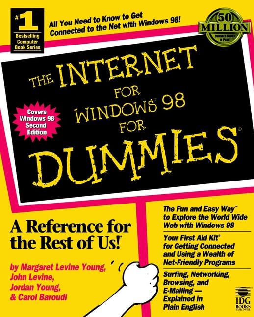 The Internet for Windows 98 For Dummies book cover
