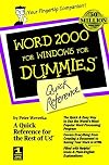 Word 2000 for Windows for Dummies: Quick Reference
