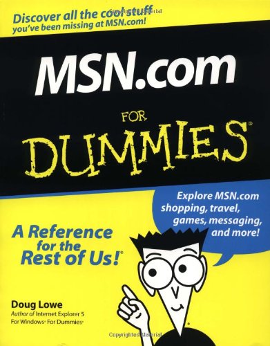 MSN.com For Dummies book cover