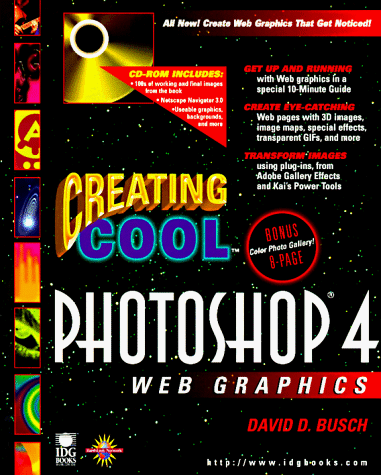 Creating Cool Photoshop 4 Web Graphics book cover