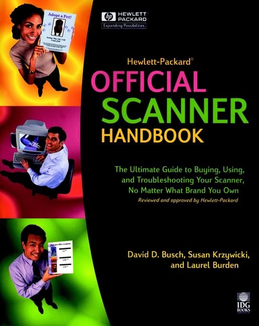 Hewlett-Packard Official Scanner Handbook book cover