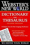 Websters New World Dictionary And Thesaurus 2nd Edition Paper Edition