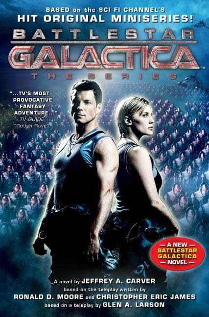 Battlestar Galactica (By: Jeffrey A. Carver) cover
