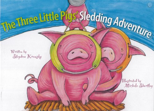 Cover of The three little pigs' sledding adventure
