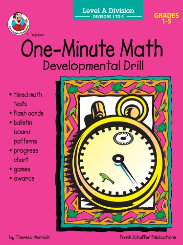 Cover of One-Minute Math Division: Divisors Level A