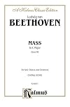 Mass in C major, op. 86 (vocal score)