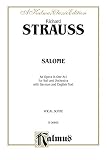 Salome German English Language Edition Comb Bound Vocal Score Kalmus Edition German Edition