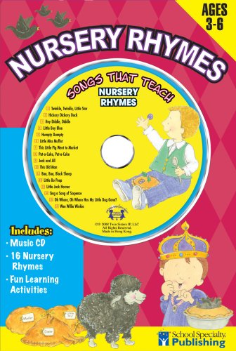 Cover of Nursery Rhymes Sing Along Activity Book with Audio CD